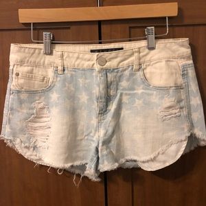 Distressed Jean Shorts